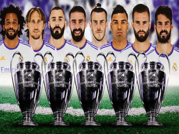 Những cầu thủ Real Madrid vô địch Champions League nhiều khác